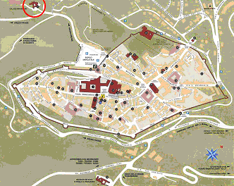 Mappa di Urbino